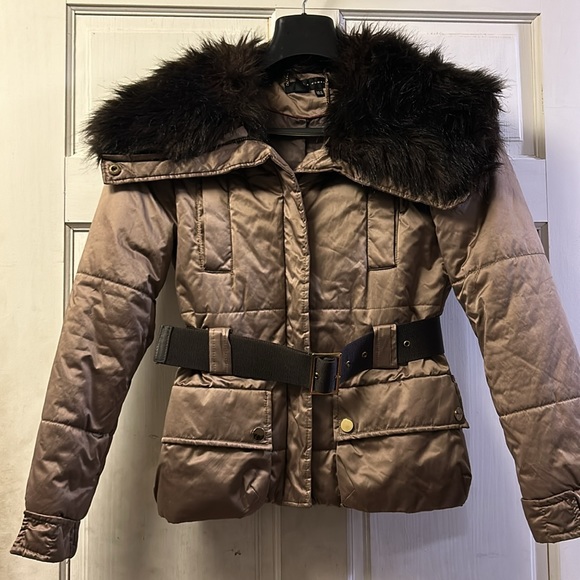 Zara Down Quilted Women’s Belted Jacket M - Picture 11 of 11